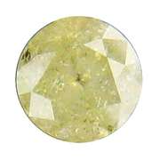 Fancy lace white .22ct unheated Diamond solitaire