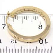 Popular Round Squared Hoop Earrings
