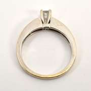 Charming WG Princess Cut Diamond Ring