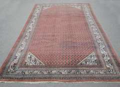 Semi Antique Persian Sarouk Mir 7.0x10.6