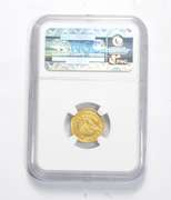 AU58 1847-C $2.50 Liberty Head Gold Quarter Eagle - Graded NGC
