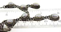 Sterling Silver Pearl Drop Necklace