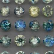 Heated only! 4.25ct diamond cut Australian Sapphire set