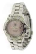 Tag Heuer Aquaracer Pink Mop Diamond Dial & Bezel