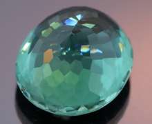 Huge! 37.19ct blue green Hydrothermal Amethyst