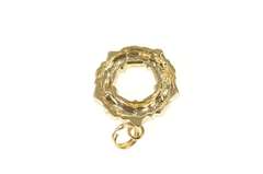 14K Yellow Gold 3D Pentagon Washington DC DOD Landmark Charm/Pendant