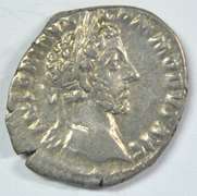 Lustrous Commodus Roman Silver Denarius, 177-192 AD