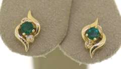 Fabulous Set of Emerald Necklace and Earrings
