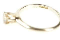 14K White Gold 0.46 Ct Diamond Solitaire Engagement Ring