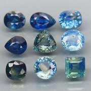 Heated only! 4.46ct blue Sapphire collection