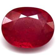 Stunning 4.58ct Imperial red oval cut Ruby