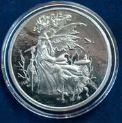 Amy Brown The Red Queen 1 OZ Silver Round With COA