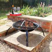 55cm Outdoor Fire Pit Garden Wood Log Burner