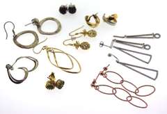 Big Group Lot of Sterling Silver Earrings