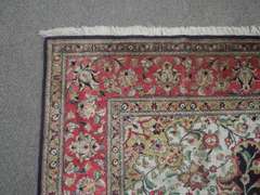 Authentic 100% Silk Persian Tabriz 6.7x10