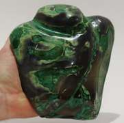 Mammoth 9,400 carat forest green Agate