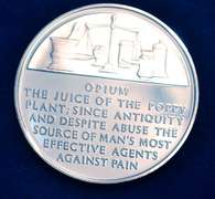 Lot Of 4 History Of Drugs Sterling Silver Medals