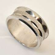 Flashy White Gold Band