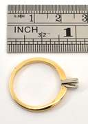 Lovely 18k and Diamond Promise Ring