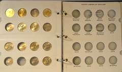 Estate Lot of Dollar Coins in Books & Holders