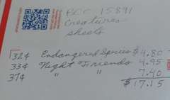 Stamps: Creatures  $17.15