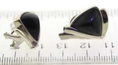 Sterling Siver Black Onyx Earrings