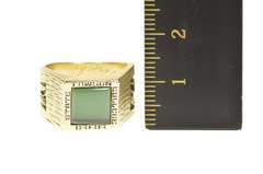 14K Yellow Gold 1973 Towson University Ornate Class Ring