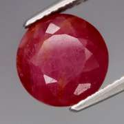 Rich color UNHEATED 5.26ct Winza Ruby solitaire