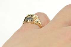 10K Yellow Gold 1964 WHS Ornate Enamel NP Initial Class Ring