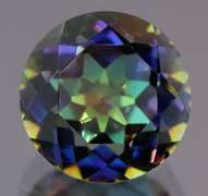 Brilliant multi-color 12mm 7.21ct Mystic Quartz