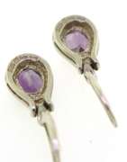 Sterling Silver Amethyst Drop Earrings