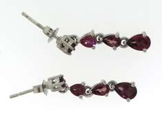 Sterling Silver Opal And Pink Saphires Ring