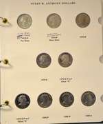 Littleton Susan B Anthony Dollars Complete Set 1979-1981, 1999