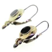Sterling Silver Black Onyx Earrings