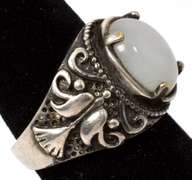 Vintage Sterling Silver Cabochon Ring