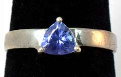 Sterling Silver Tanzanite Ring