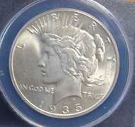 1935 Peace Dollar UNC