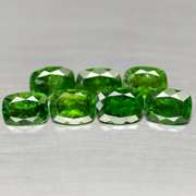 Rich forest green 9.51ct Chrome Diopside set