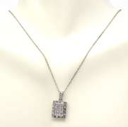 Charming Diamond Invisible Set Necklace