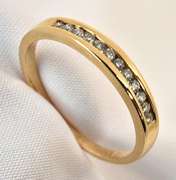 Pretty & Practical Channel Set Diamond Band