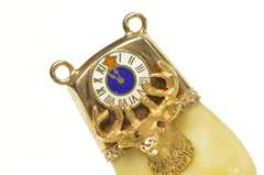 10K Yellow Gold Order of Elk Tooth Charm/Pendant