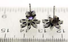 Sterling Silver Opal And Pink Saphires Ring