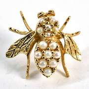 Fun 14k Fly Tie Tack