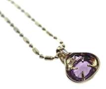 Sterling Silver Italian Amethyst Necklace