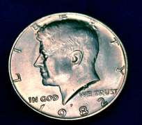 1982 P  Half Dollar Error No FG UNC