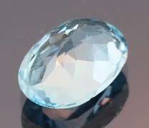 Brilliant 6.37ct oval cut Topaz center stone