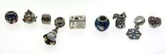 Group Lot of Sterling Silver Charms