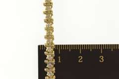 14K Yellow Gold 1.47 Ctw Diamond Classic Diamond Tennis Bracelet