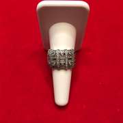 LADIES 14KT WHITE GOLD DIAMOND RING / BAND