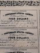 Nov 22 1862 $100 Confederate States Bond